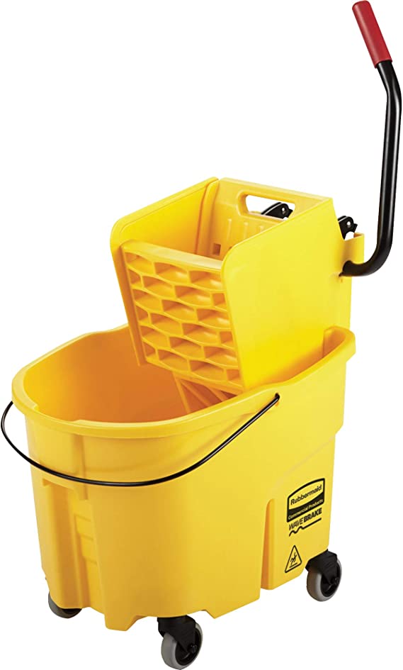 Rubbermaid W.Brk Bucket Wrngr Combo (7580-88) 35qt