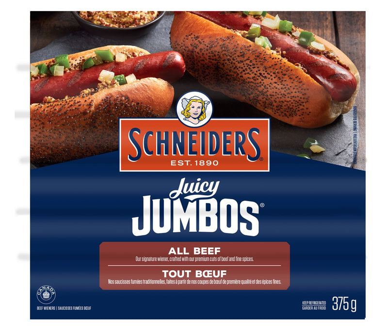 Schneiders Weiners - All Beef 12x375gr
