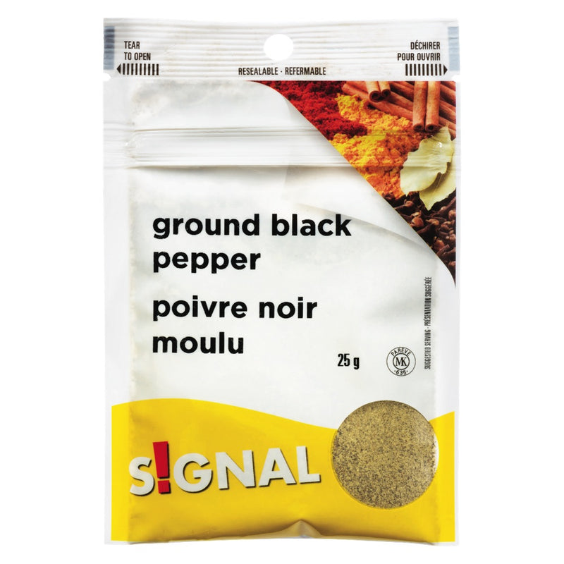 Signal Spice - Black Pepper (Grnd)  ea/25gr