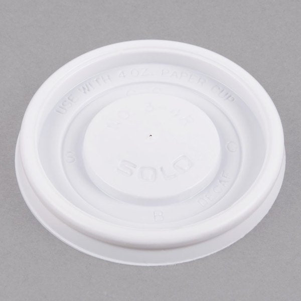 Solo Lid Vented White VL34R (MS 4oz) 100/slve