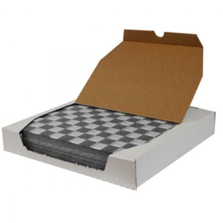 VicBay Basket Liners Black Check