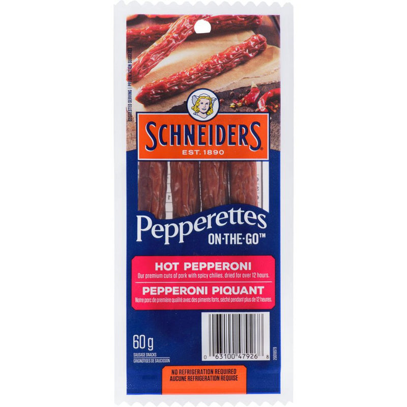 Schneiders Pepperetttes Hot Pepperoni ea/60g