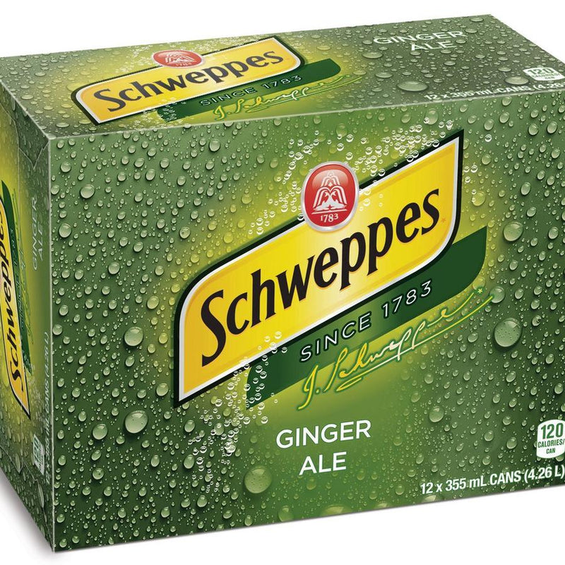 Schweppes Ginger Ale 12x355mL
