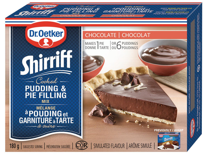 Shirriff Pudding & Pie Filling - Chocolate ea/180gr