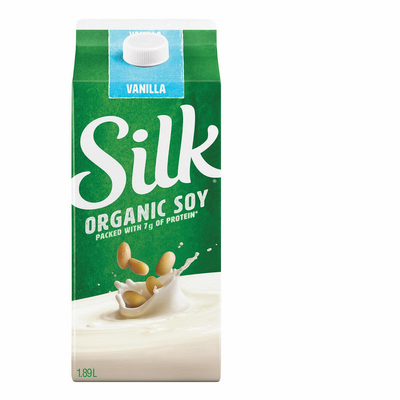 Silk Soy Beverage - Organic Vanilla 6x1.89 lt