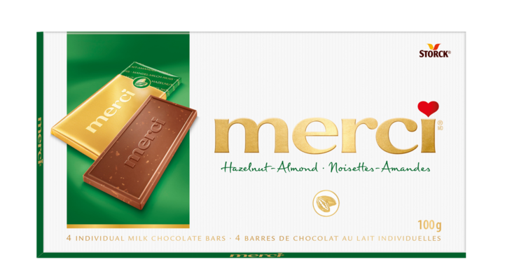 Storck Merci Tablet Hazelnut Almond 15x100g