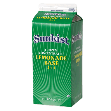 Sunkist Concentrate - Lemonade Frz 15% (5+1) 3x3 lt