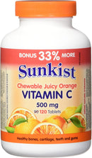 Webber Vit C - Orange 500mg (Chewable) 120's /ea
