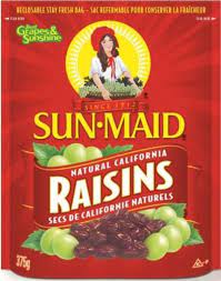 Sunmaid Raisins - California ea/375gr