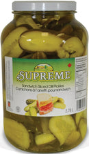 S&G Supreme Sandwich Dills Long Cut  2x4L