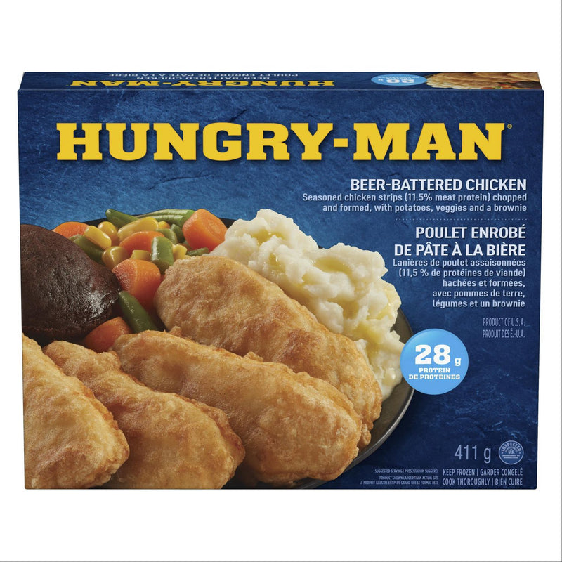 Swanson Hungryman Dinner - Beer Battered Chicken ea/ 8x411gr