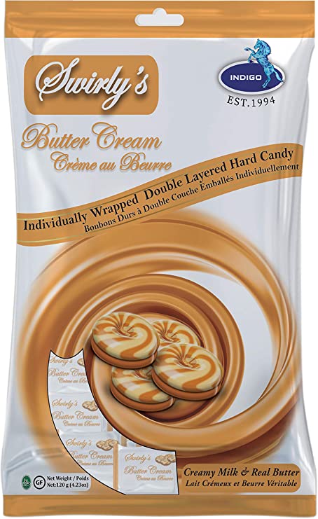 Swirly's Hard Candy Butter Cream ea/120g