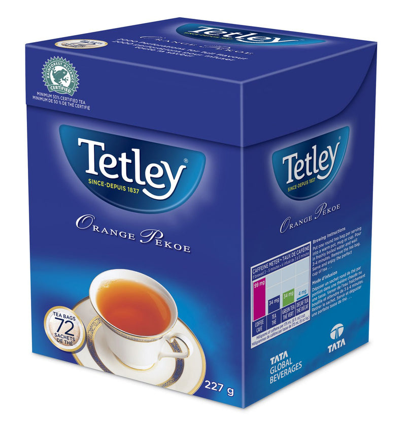 Tetley Tea - Orange Pekoe ea/72's