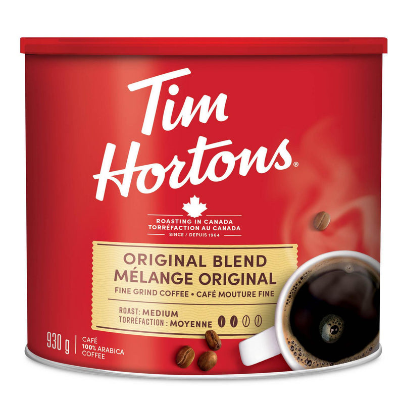 Tim Hortons Coffee - Fine Grind  6x930gr