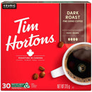 Tim Hortons K Cup Coffee Dark Roast 1x30pk