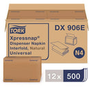 Tork Xpress Nap Serv 1/4 Fold Disp  ea/500's
