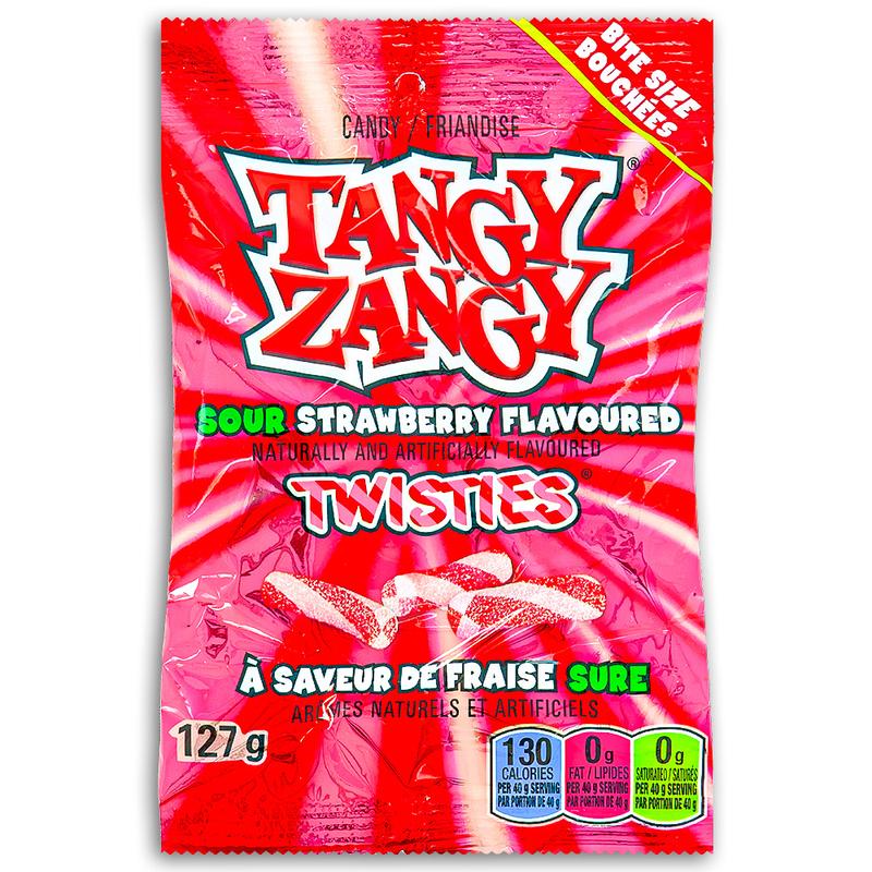 Tangy Zangy Twisties Strawberry 14x127g