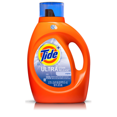 Tide Laundry Detergent Liq. - 2x Ultra Orig HE  4x2.72 lt