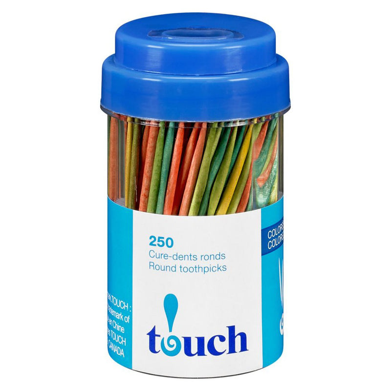 Touch Toothpicks - Round 12x250's
