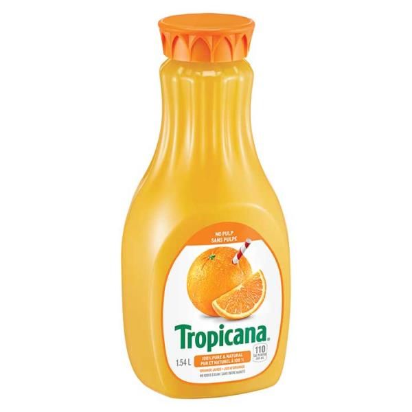 Tropicana Juice - Orange (No Pulp) 6x1.54 lt