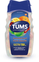 Tums Bottles Extra Strength Fruit 750mg 100pc /ea