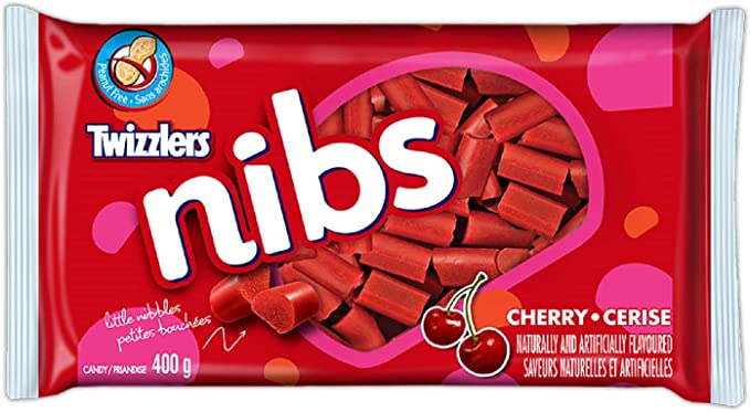 Twizzlers Party Pack Nibs Cherry 12x400g
