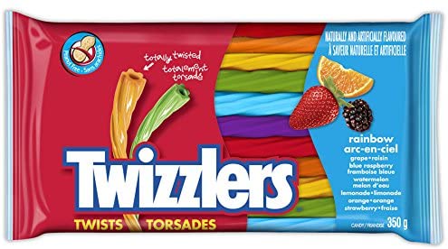 Twizzlers Party Pack Rainbow Twists ea/350g