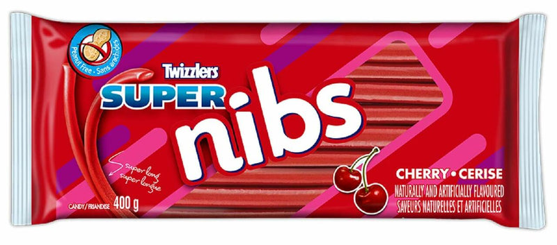 Twizzlers Party Pack Super Nibs Cherry 12x400g