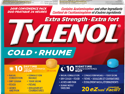 Tylenol Cold ExSt Day/Night  ea/20's