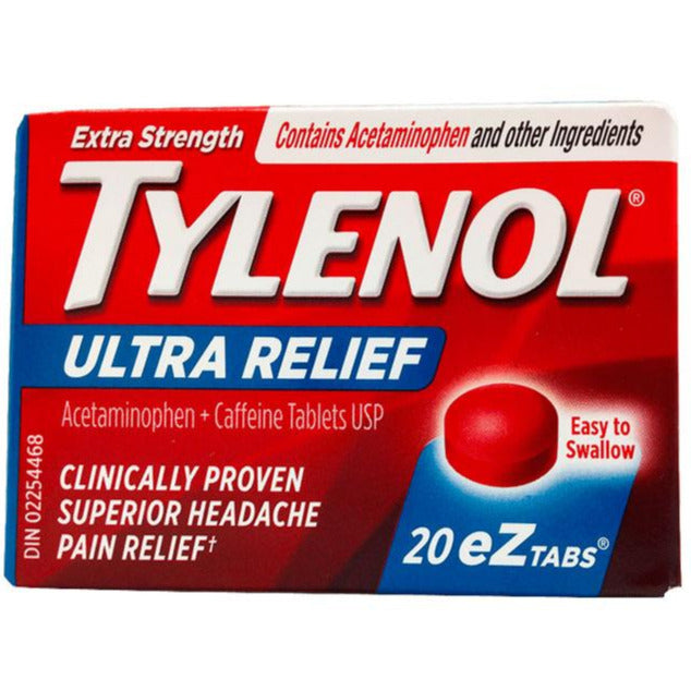 Tylenol Ultra Relief EZ Tabs  ea/20's