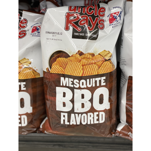 Uncle Rays Chips - Mesquite BBQ  ea/127gr