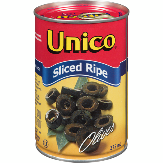 Unico Olives - Black Sliced 24x375ml