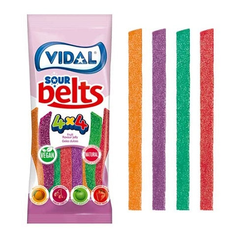 Vidal Sour Belts ea/100g