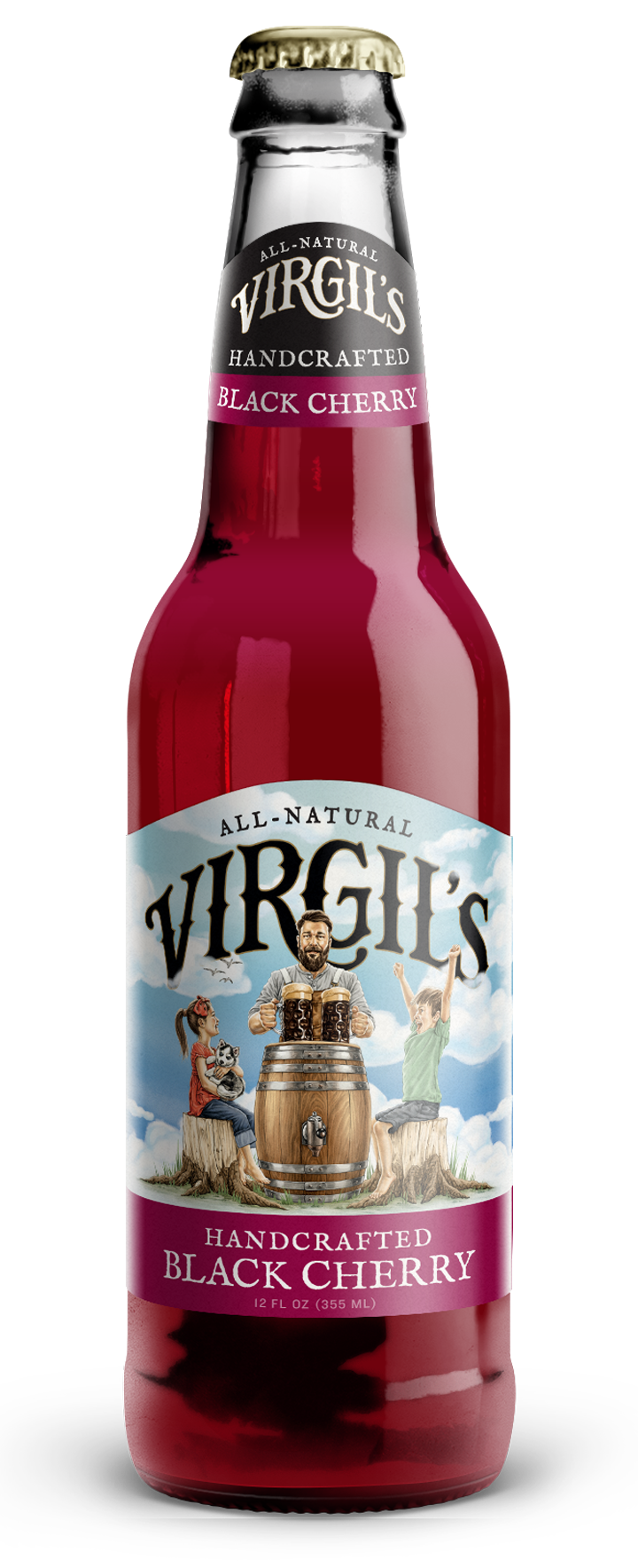 Virgil's Soda Black Cherry 12x355mL