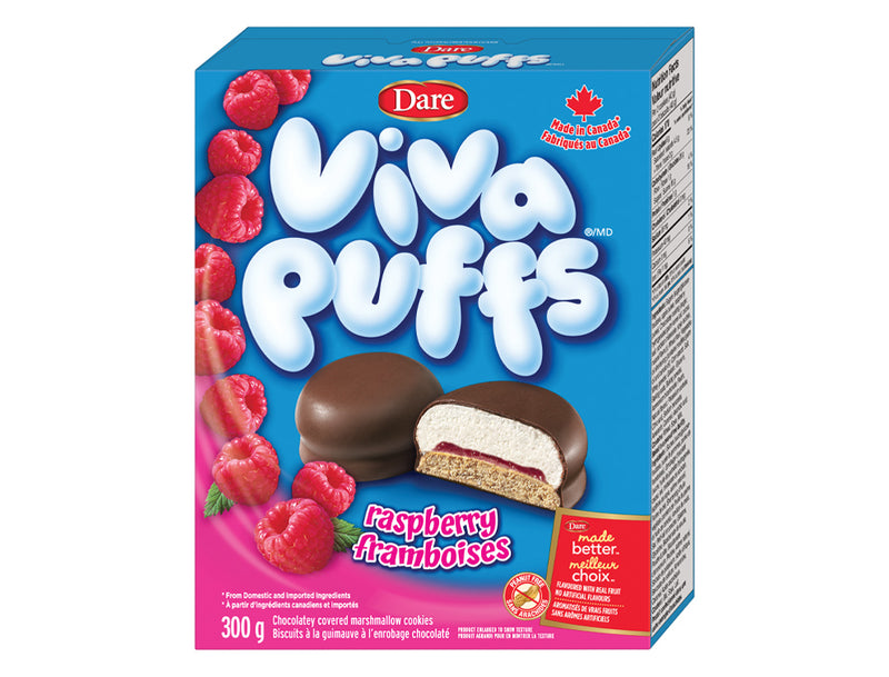 Viva Puffs Cookie - Raspberry  ea/300gr