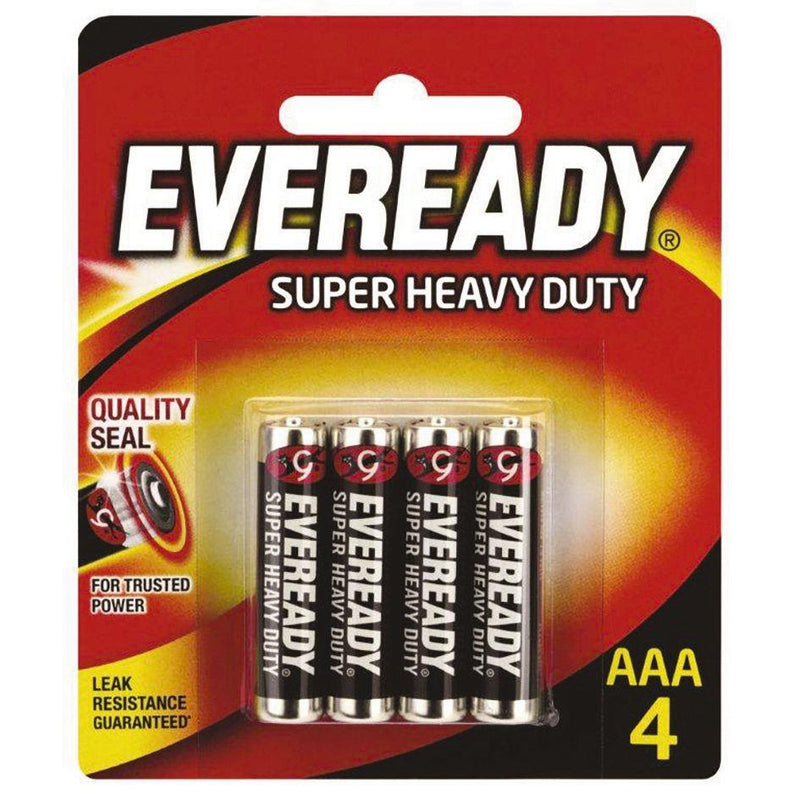 Eveready Battery (Super HD) -  AAA (1212)  ea/4's