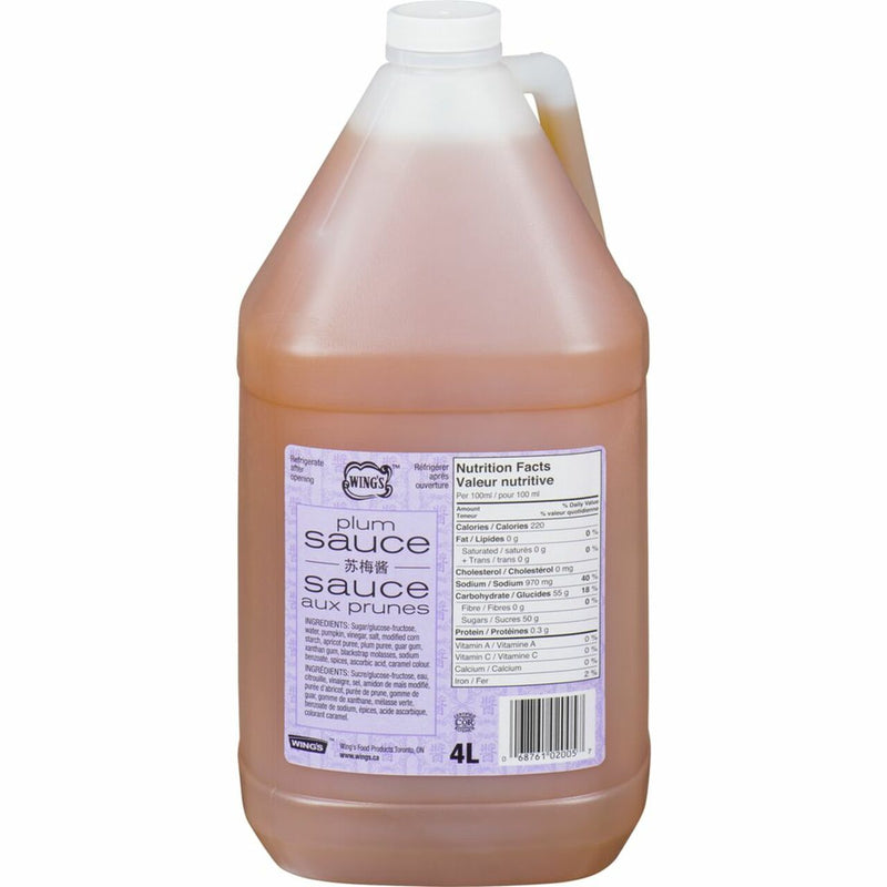 Ventura Sauce Craft (Wings) Plum Sauce 2x3.78L