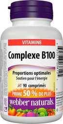 Webber Vit B 100mg Complex  60&30 Bonus