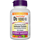 Webber Vit D3 1000IU Soft Gels  180's