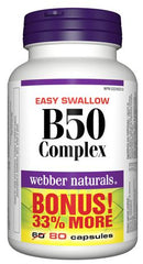 Webber Vitamin B50 Complex 60's Bonus