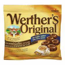 Werther's Original No Sugar Added Caramel Coffee  12x70gr