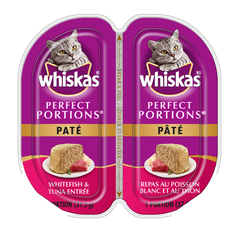 Whiskas Cat Food - Perfect Portion Wht Fish & Tuna 24x75gr