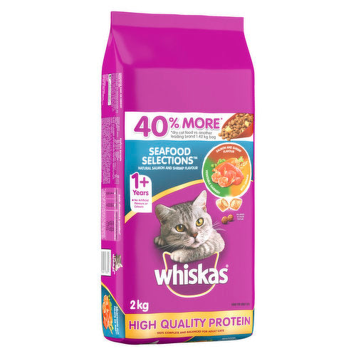 Whiskas Cat Food Dry - Seafood Selections 5x2kg