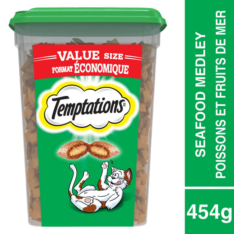 Whiskas Cat Treats - Temptations Seafood  4x454gr