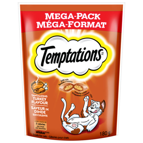 Whiskas Cat Treats - Temptations Turkey ea/180g