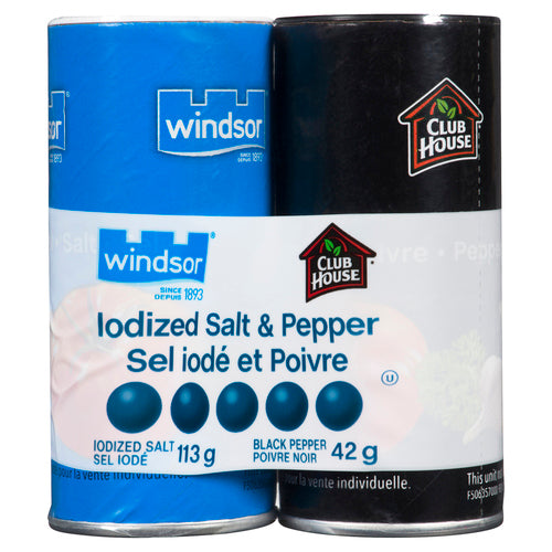 Windsor Salt & Peppers Twin Pk (Shakers) 12x155gr