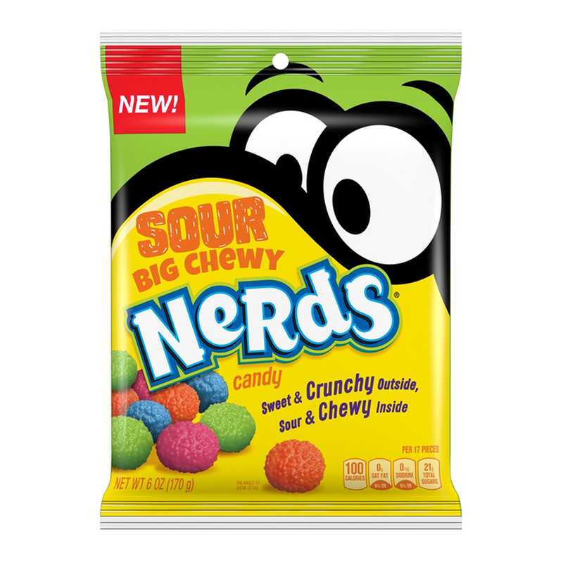 Wonka Nerds Big Chewy Sour Bag 9x170g