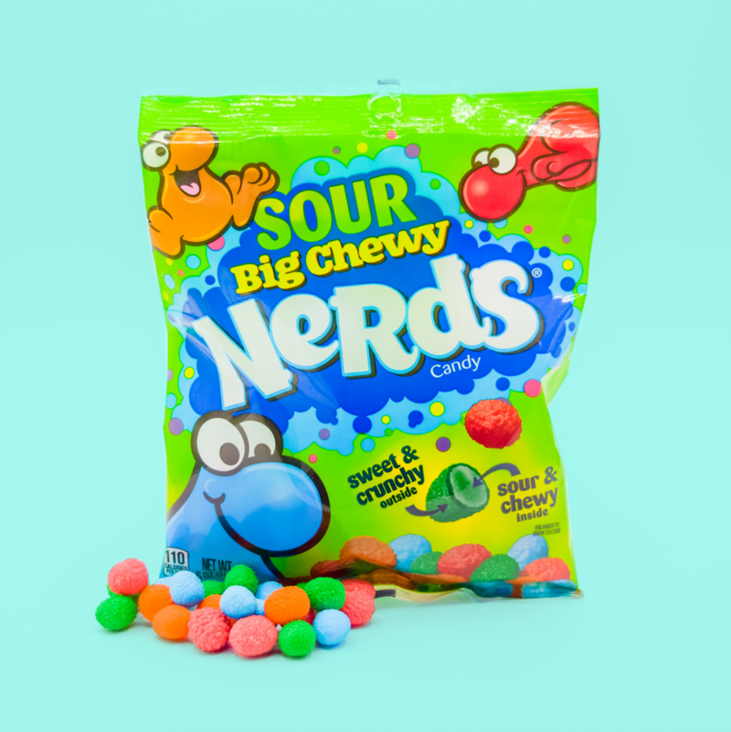 Wonka Nerds Big Chewy Sour Bag 12x99g