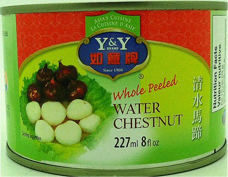 Y&Y Water Chestnuts - Whole 24x227mL
