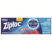 Ziploc Freezer Bags Small ea/25's